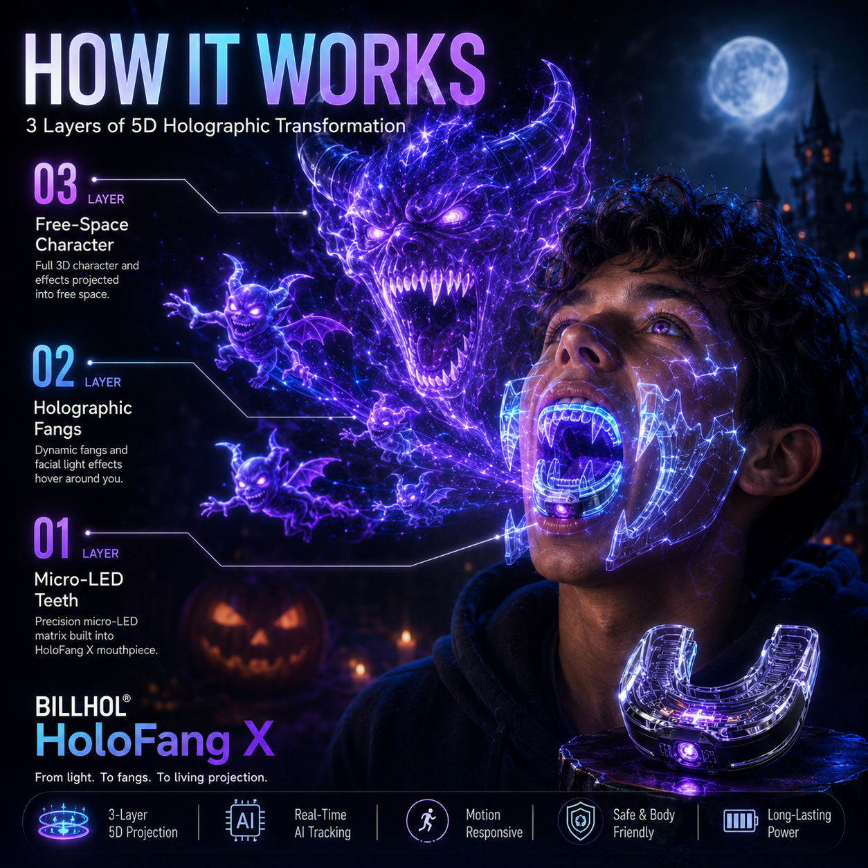 𝐁𝐢𝐥𝐥𝐡𝐨𝐥®  😈 𝐇𝐎𝐋𝐎𝐅𝐀𝐍𝐆 𝐗 𝐅𝐔𝐓𝐔𝐑𝐄-𝐆𝐄𝐍 𝐏𝐇𝐎𝐓𝐎𝐍𝐈𝐂 𝐌𝐈𝐂𝐑𝐎-𝐋𝐄𝐃 𝐒𝐌𝐀𝐑𝐓 𝐖𝐀𝐕𝐄𝐆𝐔𝐈𝐃𝐄 𝐃𝐲𝐧𝐚𝐦𝐢𝐜 𝟓𝐃 𝐇𝐨𝐥𝐨𝐠𝐫𝐚𝐩𝐡𝐢𝐜 𝐓𝐫𝐚𝐧𝐬𝐟𝐨𝐫𝐦𝐚𝐭𝐢𝐨𝐧 𝐌𝐨𝐮𝐭𝐡𝐩𝐢𝐞𝐜𝐞