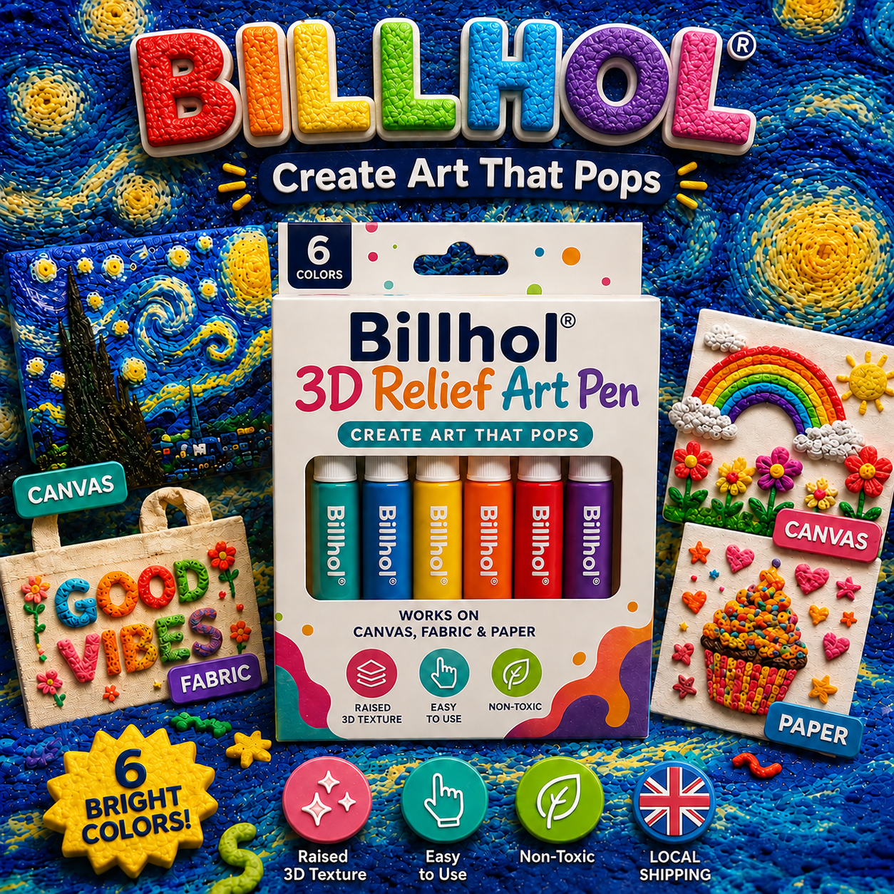 𝐁i𝐥𝐥𝐡𝐨𝐥® 3D Relief Art Pen